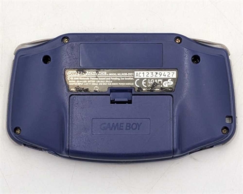 Gameboy Advance - Indigo - Console - SNR AC12329427 (B Grade) (Used)